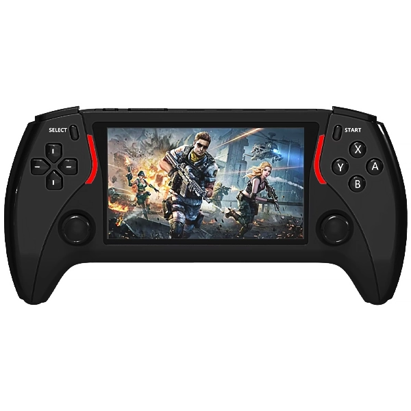 Console Portátil Blulory Project X Pro 64GB de 4.3" com 15.000 Jogos - Preto