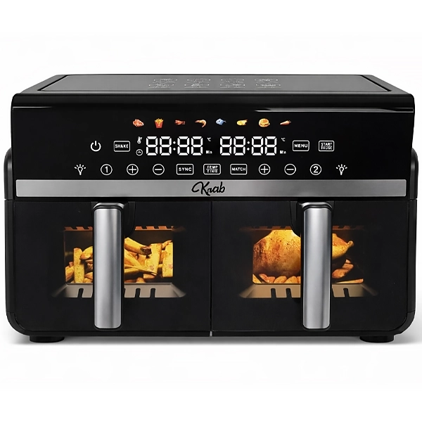 Fritadeira Elétrica Krab KBFE10 2.200 watts 10 Litros 220 - 240V ~ 50/60Hz - Preta