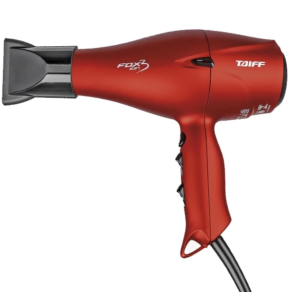 Secador de Cabello Taiff Fox Ion 3 2.200 watts 220-230V ~ 50/60 Hz - Soft Red