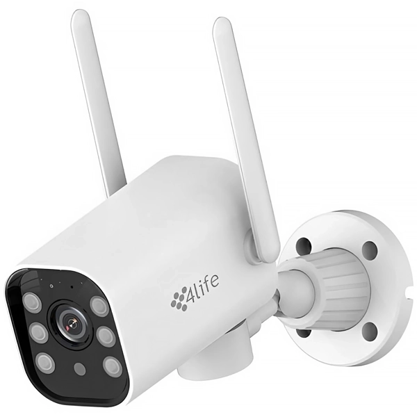 Câmera IP 4life VigiOne FLG3P 2.5K com Wi-Fi - Branca