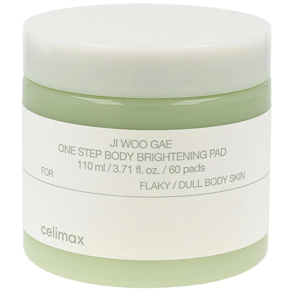 Almofadas Tônicas Celimax Ji Woo Gae One Step Body Brightening de 60 unidades