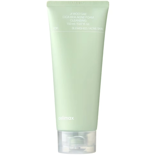 Limpador Facial Celimax Ji Woo Gae Cica BHA Acne Foam Cleansing de 150 ml