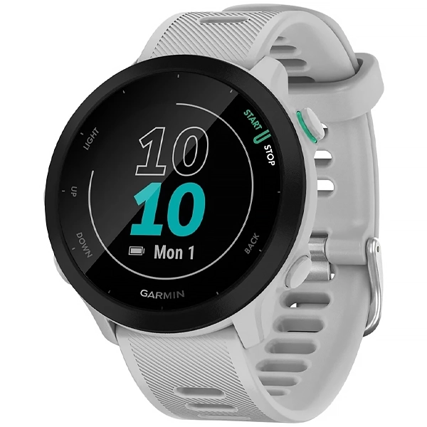 Reloj Garmin Forerunner 55 010-02562 con GPS/Bluetooth - Blanco