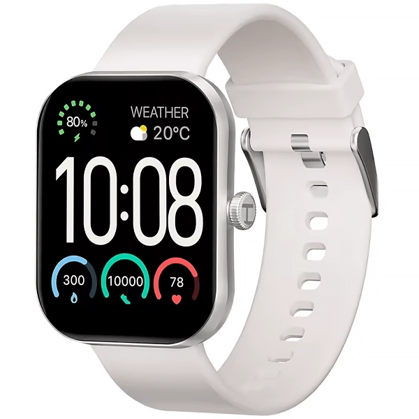 Relógio Haylou Watch S6 HF010 com Bluetooth - Prata (Anatel)