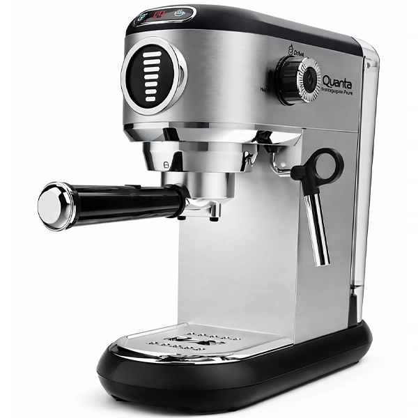 Cafetera Quanta Stravagante Pure 5 em 1 QTCME36 1450 watts 220 - 240V ~ 50/60Hz - Negra/Plata