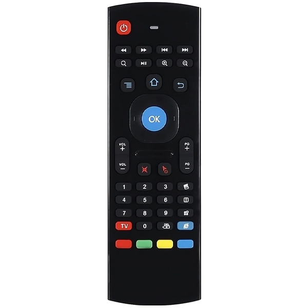 Air Mouse Krab KB3 de 2.4GHz con Alcance hasta 10 Metros - Negro