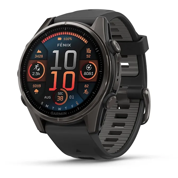 Reloj Garmin Fenix 8 AMOLED Sapphire 010-02903 43 mm con GPS/Wi-Fi - Gris/Negro