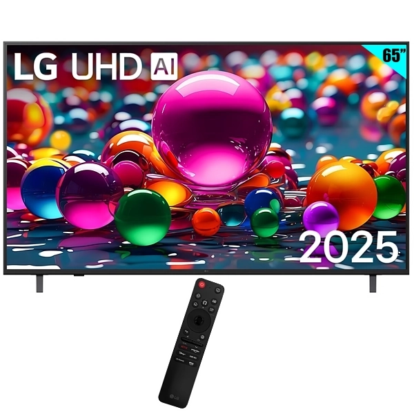 Smart TV LED 65" LG 65UA8050PSA 4K Ultra HD webOS AI ThinQ Wi-Fi/Bluetooth con Conversor Digital