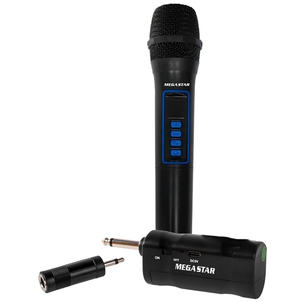 Microfone Megastar MICWR9 - Preto/Azul