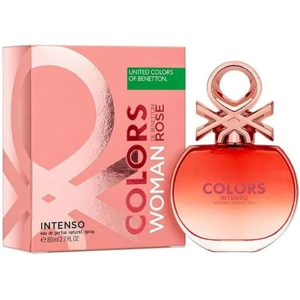 Perfume Feminino Benetton Colors Woman Rose Intenso EDP 80 ml