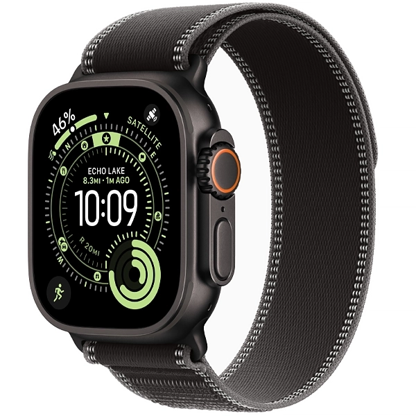 Apple Watch Ultra 3 49mm/S/M MF1D4LW A3281 GPS + Celular - Black Titanium/Black Charcoal Trail Loop