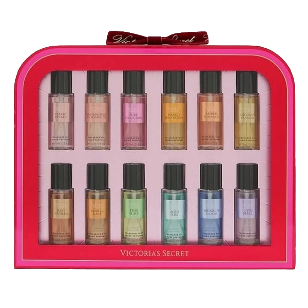 Colonia Spray Feminino Victoria's Secret 12 Days Of Mist Brume Parfumée 75 ml - 12 Unidades