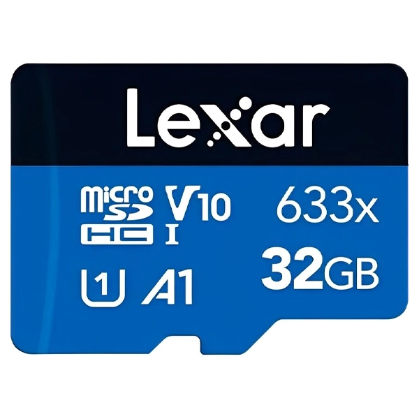 Cartão de Memória Micro SD de 32GB Lexar 633x LMS0633032G-BNNNG - Preto/Azul