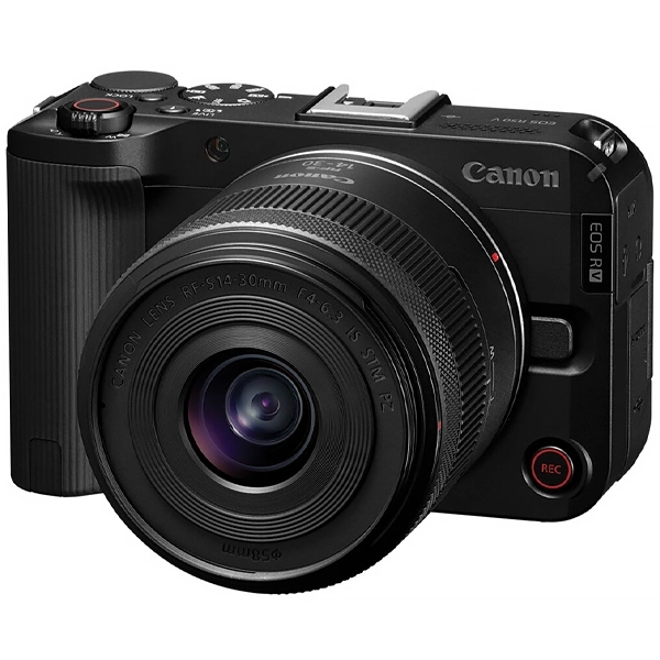 Cámara Canon EOS R50 24.2MP Wi-Fi/Bluetooth con Lente RF-S 14-30 mm F4 6.3 IS STM - Negra