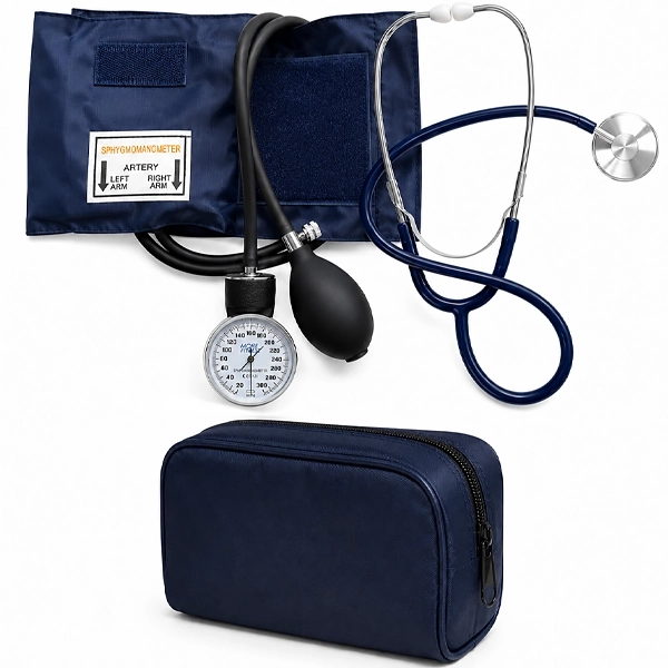 Aparelho de Pressão Analógico More Fitness MF-213 - Azul