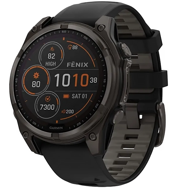 RELOGIO GARMIN FENIX 8 SOLAR SAPPHIRE 47MM SMAR WAT 010-02906-11 CINZA