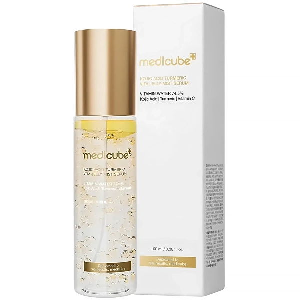 Mist Facial Hidratante Medicube Kojic Acid Turmeric Vita Jelly de 100 ml