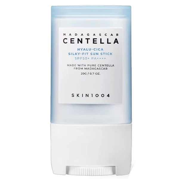 Protetor Solar em Barra SKIN1004 Madagascar Centella Hyalu-Cica Silky-Fit SPF 50+ PA++++ 20 g
