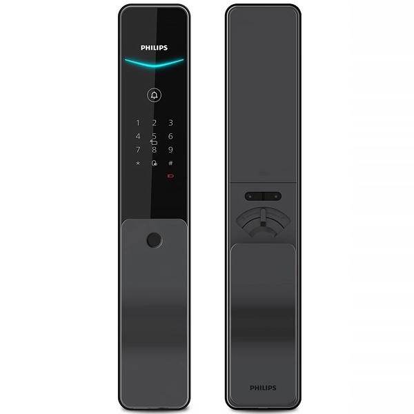 Fechadura Eletrônica para Porta Philips EasyKey 8000 Series DDL801-5HBS - Cinza