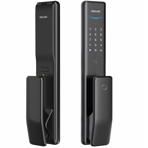 Fechadura Eletrônica para Porta Philips EasyKey 7000 Series DDL709-FVP-7HWS com Câmera - Preto