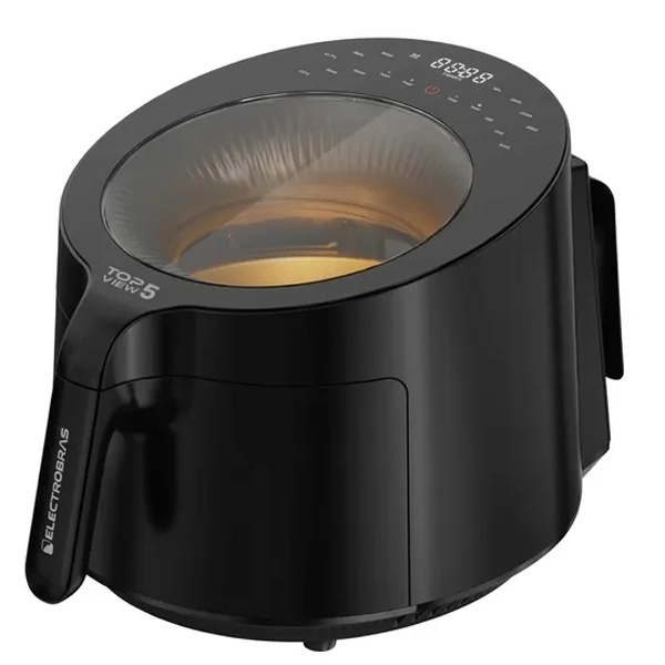 Fritadeira Elétrica ElectroBras Top 5 View EBAF52TV 1.500 watts 5.2 Litros 220 - 240 V ~ 50/60 Hz - Preta