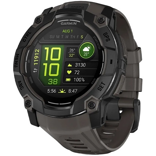 Relógio Garmin Instinct 3 AMOLED Tactical 010-03020 50 mm com GPS/Bluetooth - Preto