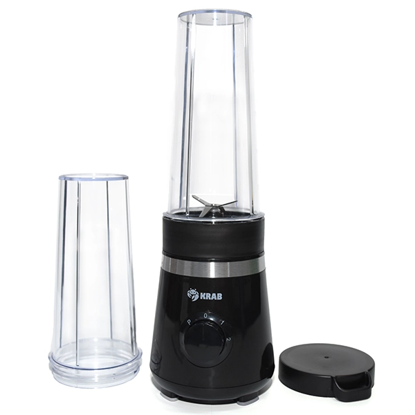 Licuadora Krab KBLP60 600 watts 600 ml 2 Velocidades + Pulsar 220V ~ 50/60 Hz - Negra