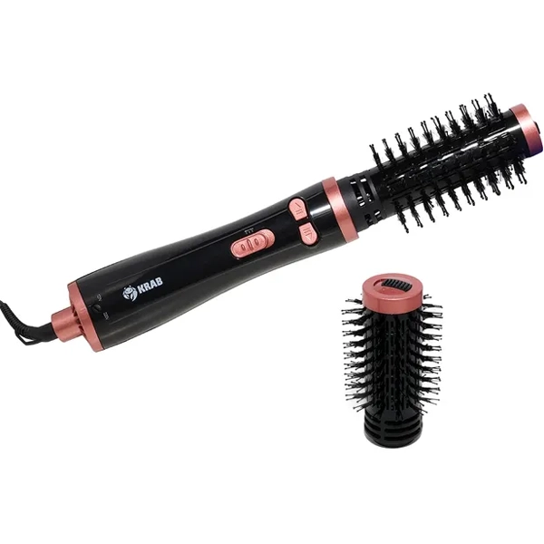 Cepillo Eléctrico Krab KBKC10 con 1.200 watts Bivolt - Negro/Rosa