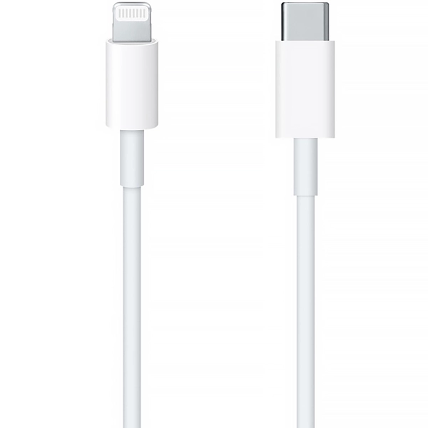 Cabo USB-C para Lightning Apple A2561 MMOA3AM 1 Metro - Branco