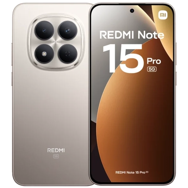 Celular Xiaomi Redmi Note 15 Pro 5G Dual SIM de 512GB/12GB RAM de 6.83" 200+8MP/20MP - Titanium Color (Global)