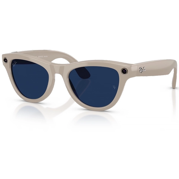 Gafas de Sol Ray Ban Meta Skyler (Gen 2) RW4014 con Cámara/Wi-Fi - Shiny Chalky Grey/Transitions Sapphire