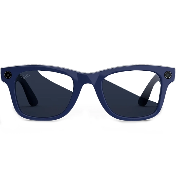 Gafas de Sol Ray Ban Meta Wayfarer Gen 2 RW4012 con Cámara/Wi-Fi - Shiny Cosmic Blue/Transitions Sapphire