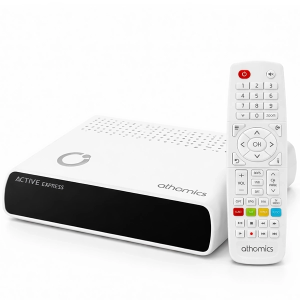 RECEPTOR FTA ATHOMICS ACTIVE EXPRESS WIFI EMBUTIDO ANDROID BRANCO