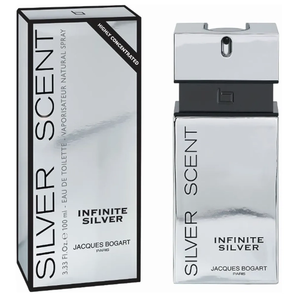 Perfume Masculino Jacques Bogart Silver Scent Infinite Silver EDT 100 ml