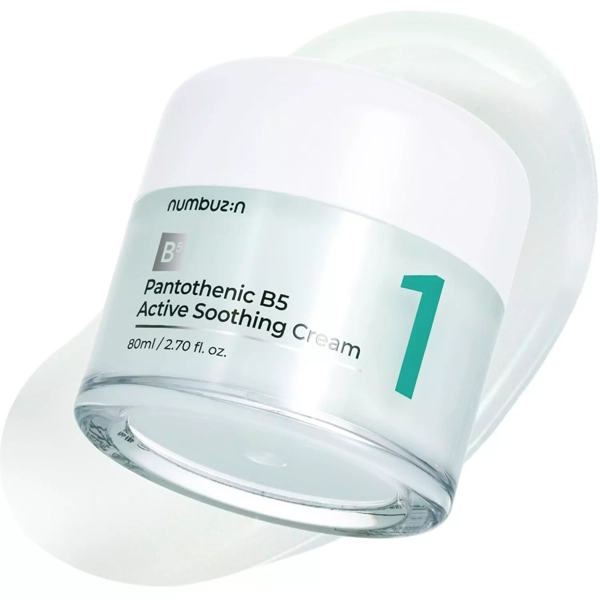 Crema Facial Hidratante Numbuzin No.1 Pantothenic B5 Active Soothing 80 ml