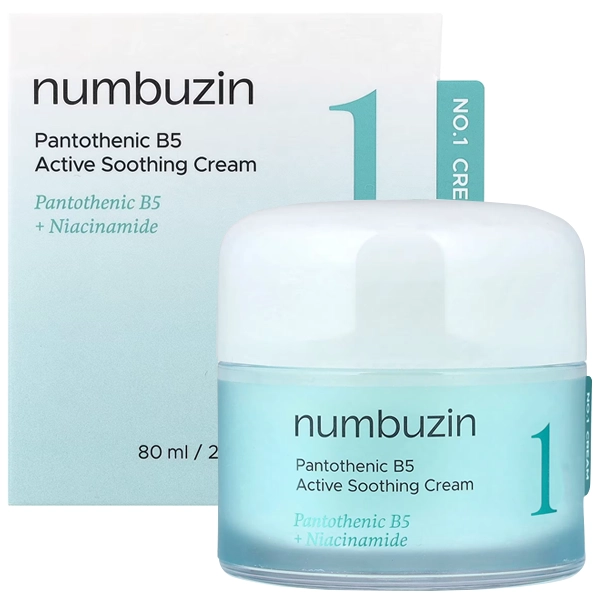 Creme Facial Hidratante Numbuzin No.1 Pantothenic B5 Active Soothing 80 ml (Cx Feia)