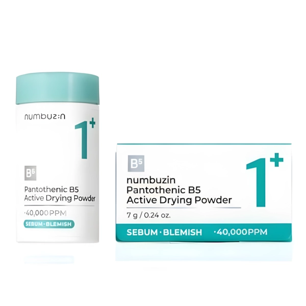 Limpiador Facial en Polvo Numbuzin Nº1 Pantothenic B5 Active Drying Powder de 7g