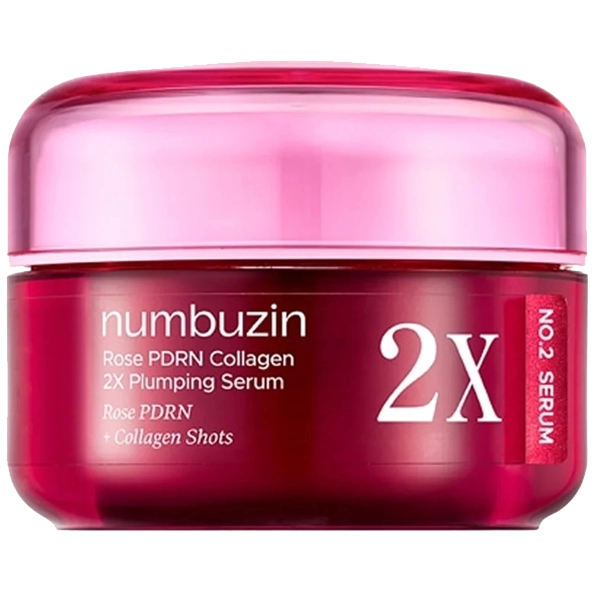 Sérum Facial Numbuzin No.2 Rose PDRN Collagen 2X Plumping de 30 ml