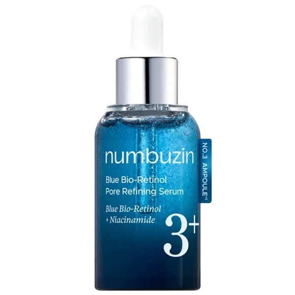Sérum Facial Numbuzin No.3 Blue Bio-Retinol Pore Refining de 30 ml