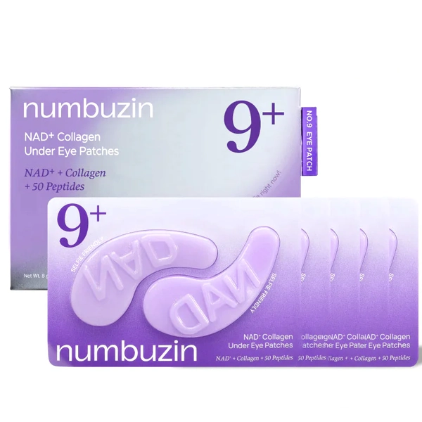 Máscara para Contorno de Olhos Numbuzin No.9 NAD+ Collagen Under Eye Patches