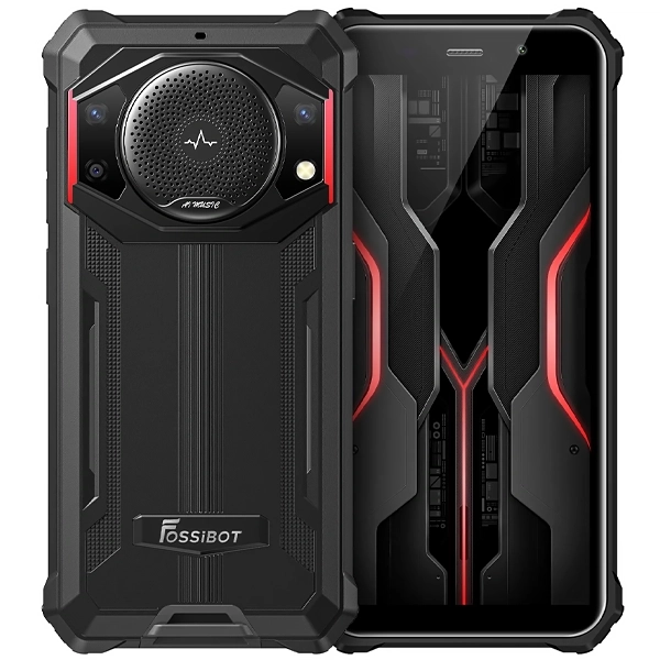 Celular Fossibot F101 P Dual SIM de 64GB/4GB RAM de 5.45" 24+5MP/8MP - Negro/Rojo