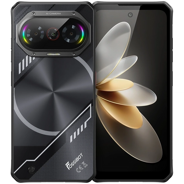 Celular Fossibot F14 Dual SIM de 128GB/4GB RAM de 6.67" 50MP/8MP - Preto