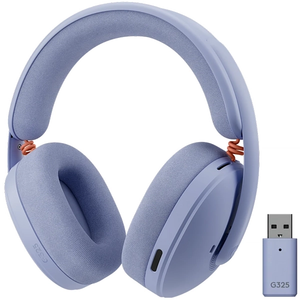 Headset Gaming Sem Fio Logitech G325 com USB para PC/PS5/Nintendo Switch - Roxo