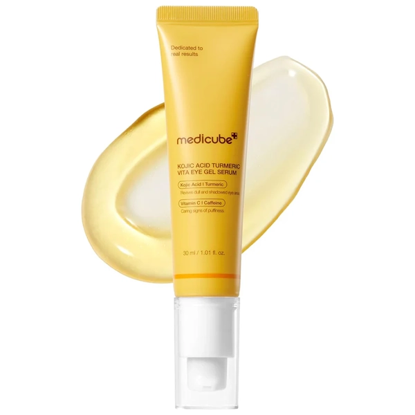 Gel para Contorno de Olhos Medicube Kojic Acid Turmeric Vita Eye de 30 ml