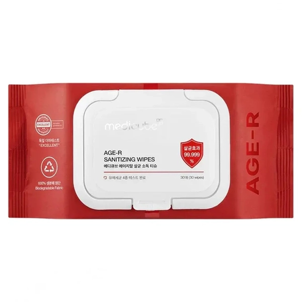 Toallita Desinfectantes Medicube AGE-R Sanitizing Wipes - 30 Unidades