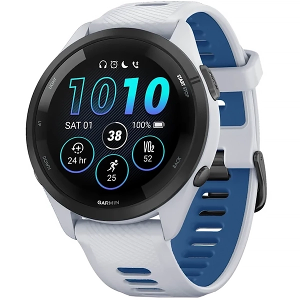 RELOGIO GARMIN FORERUNNER 265 AMOLED SMART WATCH 010-02810-61 BRANCO