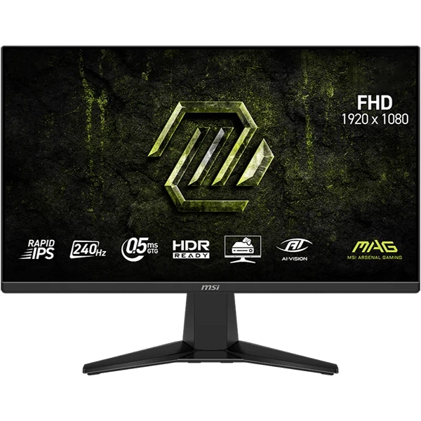 Monitor Gamer MSI MAG 245F X24 de 23.8" Full HD 240Hz 0.5 ms GTG con DisplayPort/HDMI