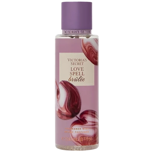 Colônia Spray Feminino Victoria's Secret Love Spell Brulee Brume Parfumée 250 ml (Frasco Danificado)