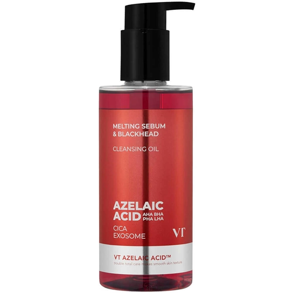 Aceite Facial de Limpieza VT Cosmetics Melting Sebum & Blackhead Azelaic Acid de 200 ml
