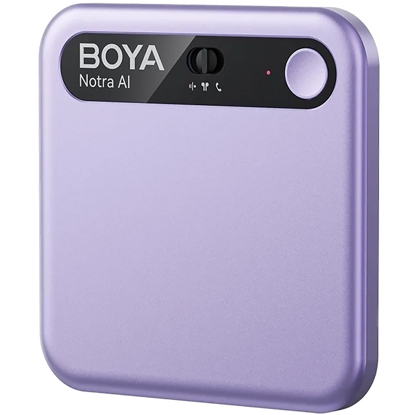 GRAVADOR BOYA NOTRA AI NOTE TAKER 64GB BLUETOOTH USB-C ROXO